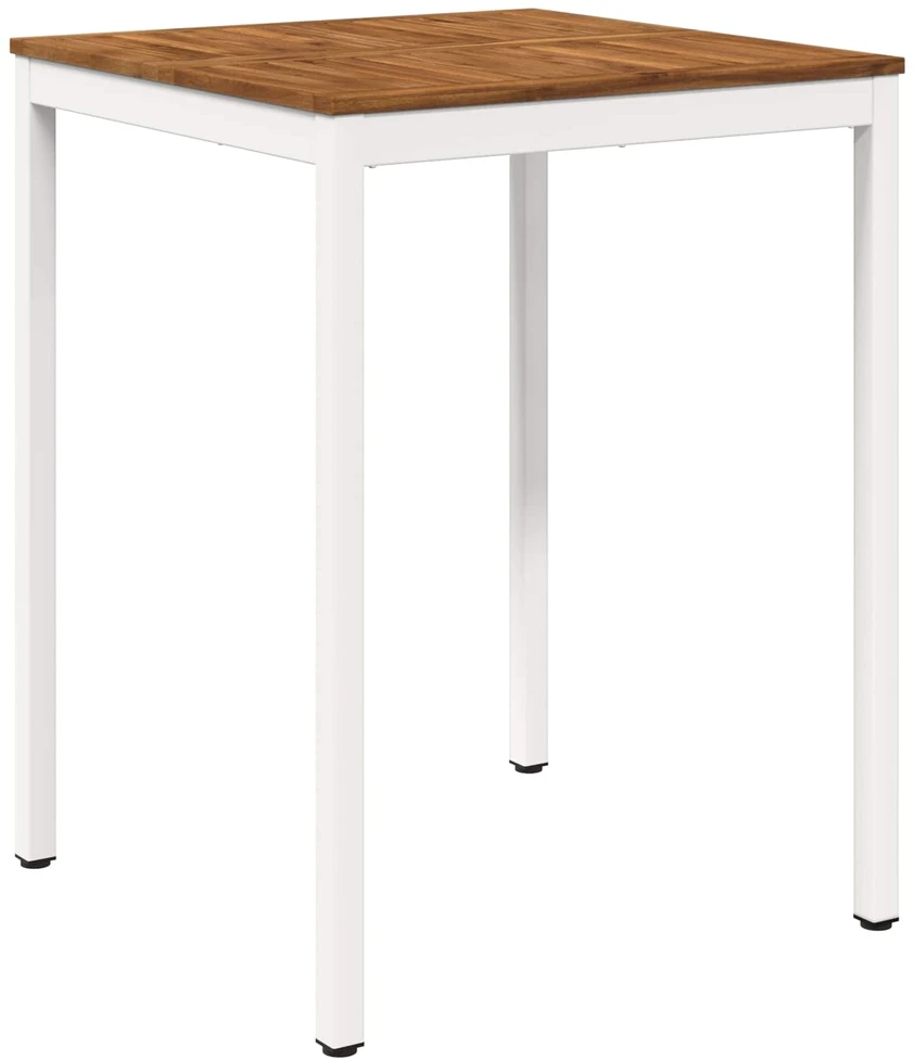Sodo Baro Stalas NAARDEN Natūrali ir Balta 80 x 80,5 x 105 cm