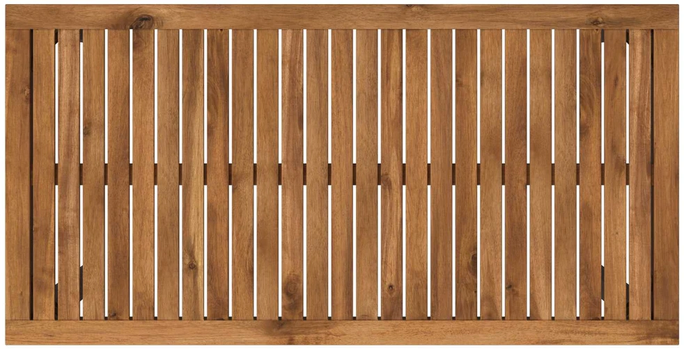 Sodo Baro Stalas NAARDEN Natūrali ir juoda 108,5 x 55 x 105 cm