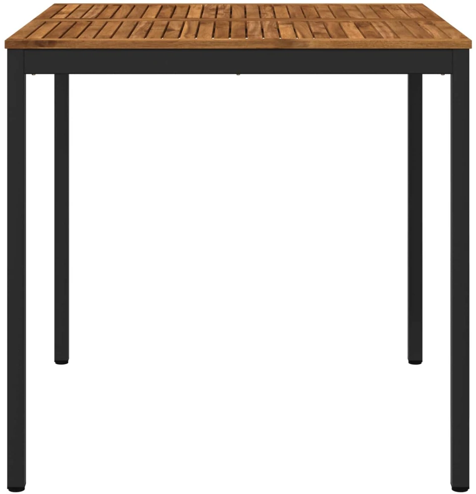 Sodo Baro Stalas Natūrali ir juoda 110 x 108,5 x 105 cm