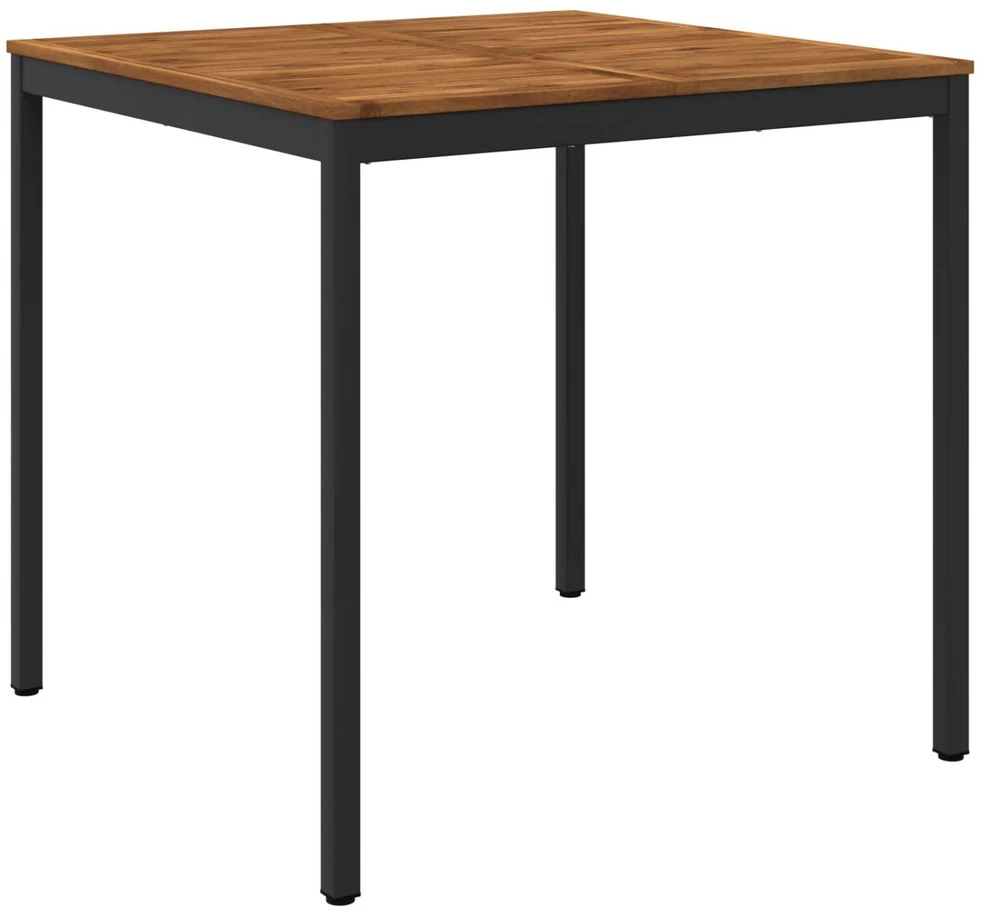 Sodo Baro Stalas Natūrali ir juoda 110 x 108,5 x 105 cm