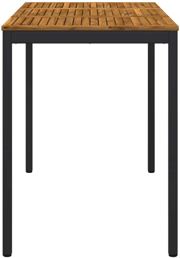 Sodo Baro Stalas Natūrali ir juoda 141 x 80,5 x 105 cm
