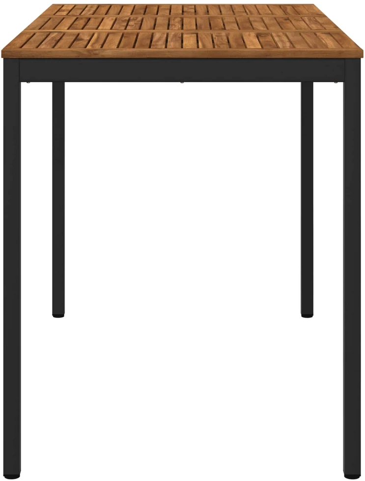 Sodo Baro Stalas NAARDEN Natūrali ir juoda 147 x 88,5 x 105 cm