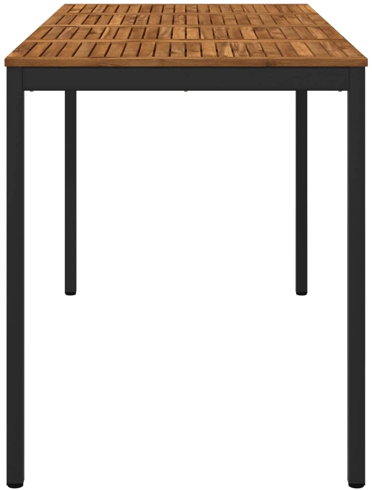 Sodo Baro Stalas Natūrali ir juoda 180 x 88,5 x 105 cm