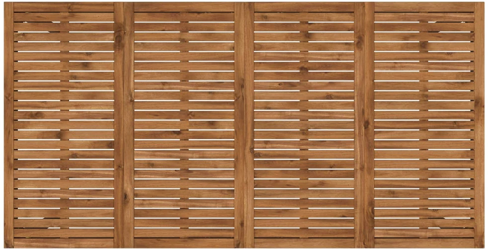 Sodo Baro Stalas Natūrali ir juoda 196 x 100,5 x 105 cm