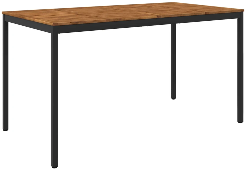 Sodo Baro Stalas Natūrali ir juoda 196 x 100,5 x 105 cm