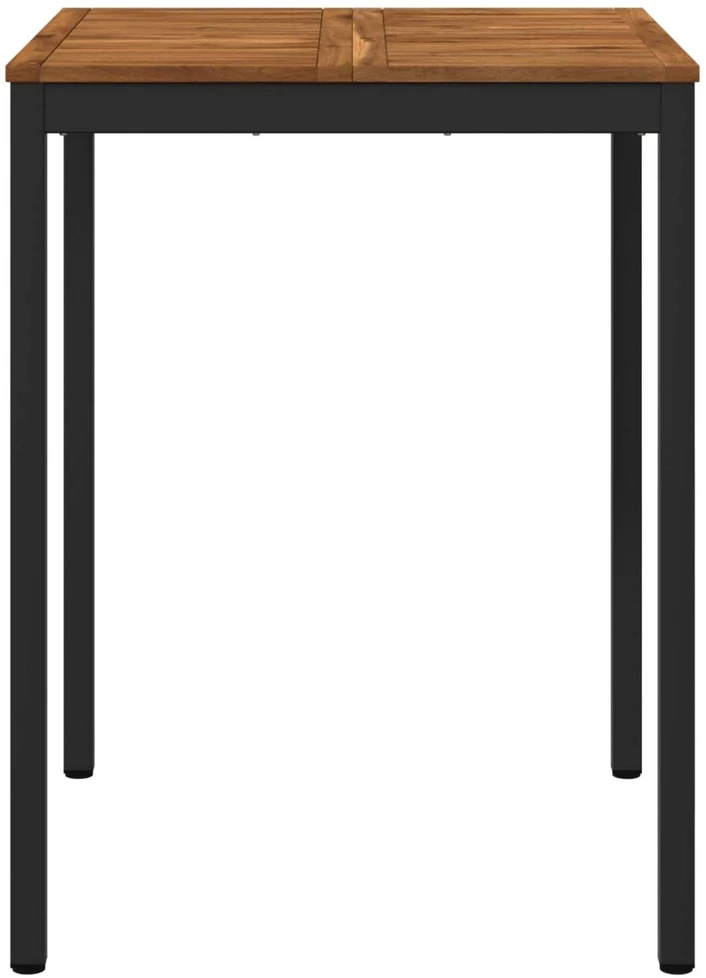 Sodo Baro Stalas Natūrali ir juoda 80 x 80,5 x 105 cm