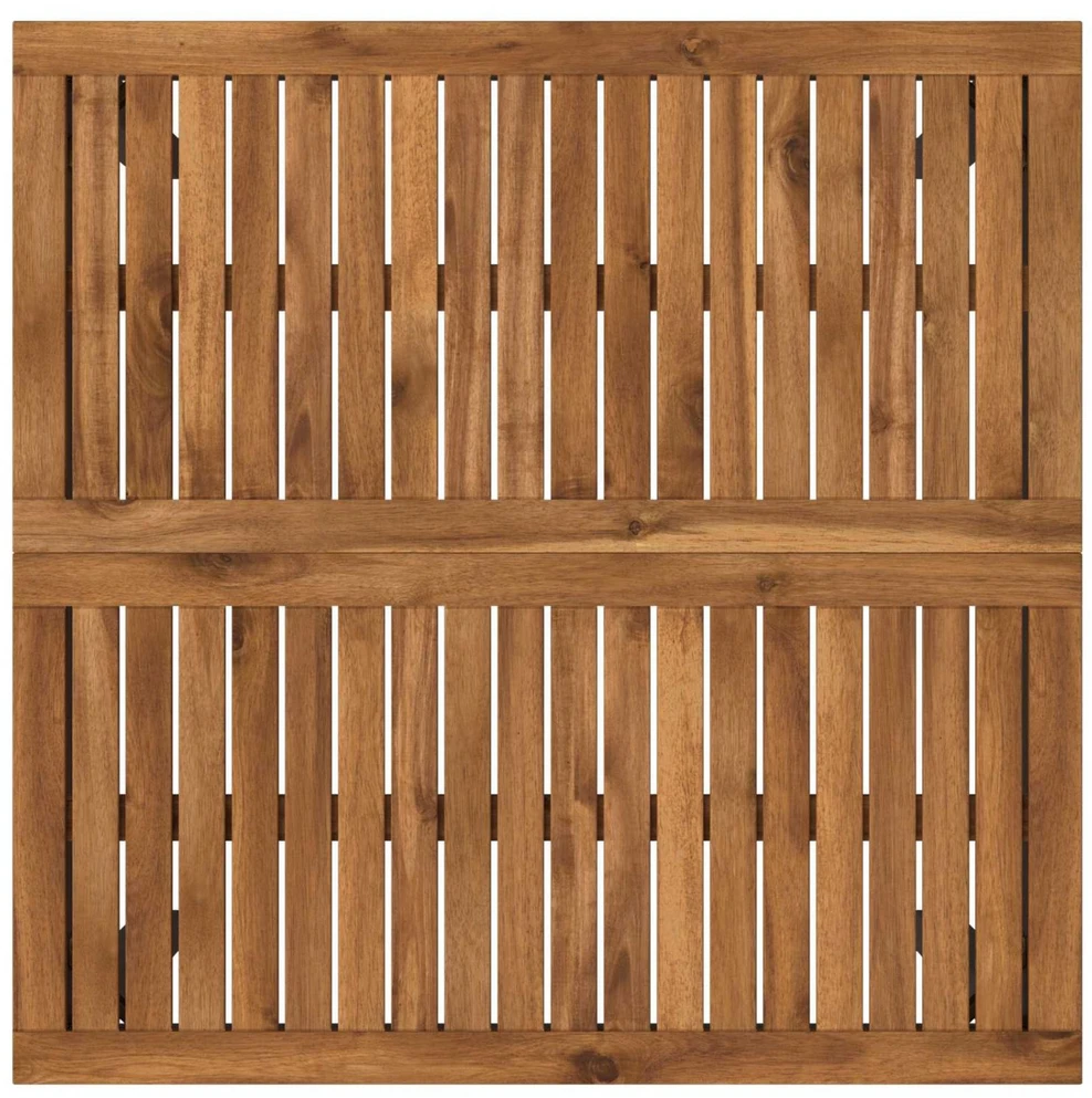 Sodo Baro Stalas Natūrali ir juoda 80 x 80,5 x 105 cm