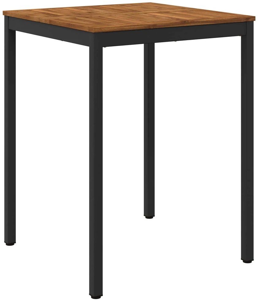 Sodo Baro Stalas NAARDEN Natūrali ir juoda 80 x 80,5 x 105 cm