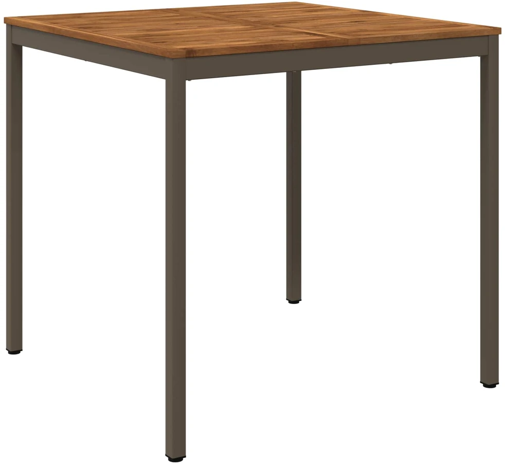 Sodo Baro Stalas NAARDEN Natūralus ir kava 110 x 108,5 x 105 cm