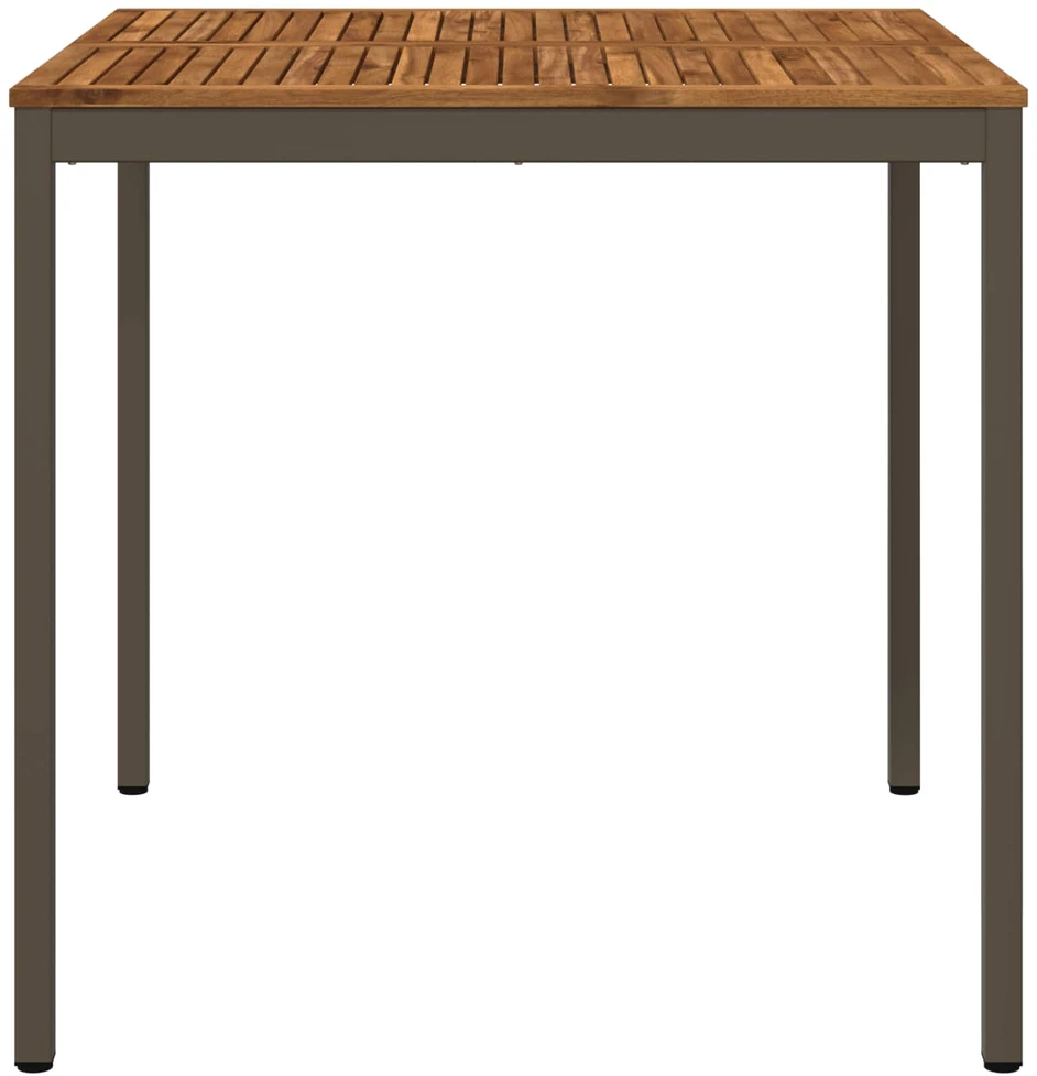 Sodo Baro Stalas NAARDEN Natūralus ir kava 110 x 108,5 x 105 cm
