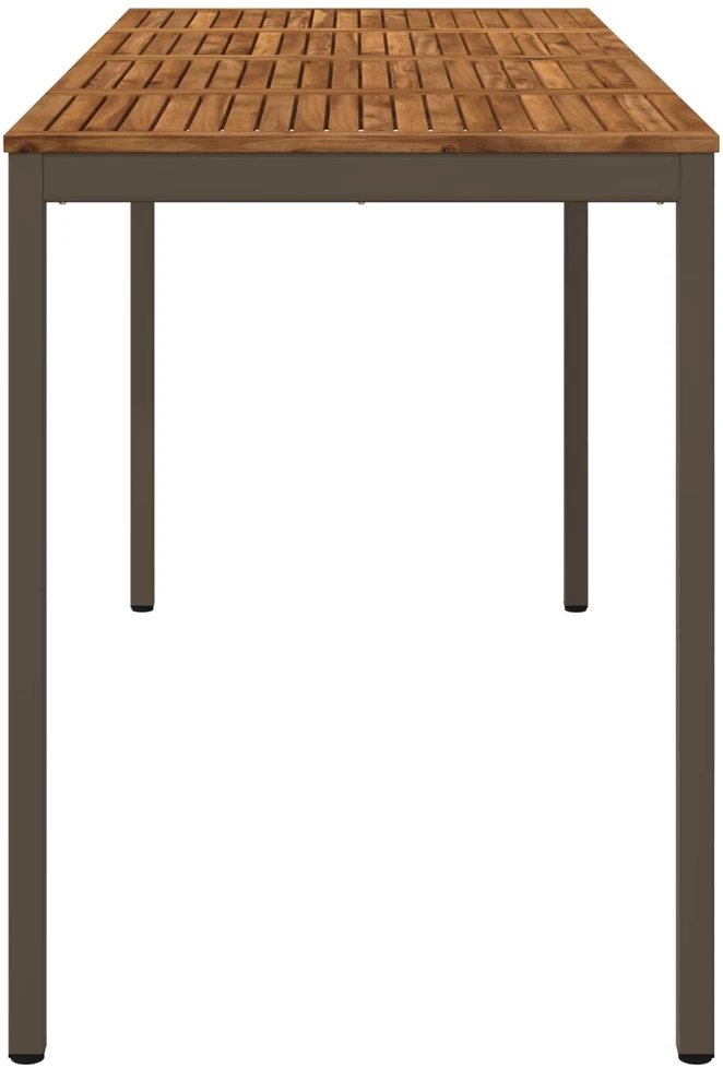 Sodo Baro Stalas Natūralus ir kava 196 x 80,5 x 105 cm