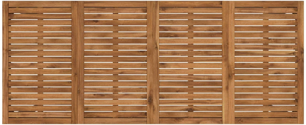 Sodo Baro Stalas Natūralus ir kava 196 x 80,5 x 105 cm