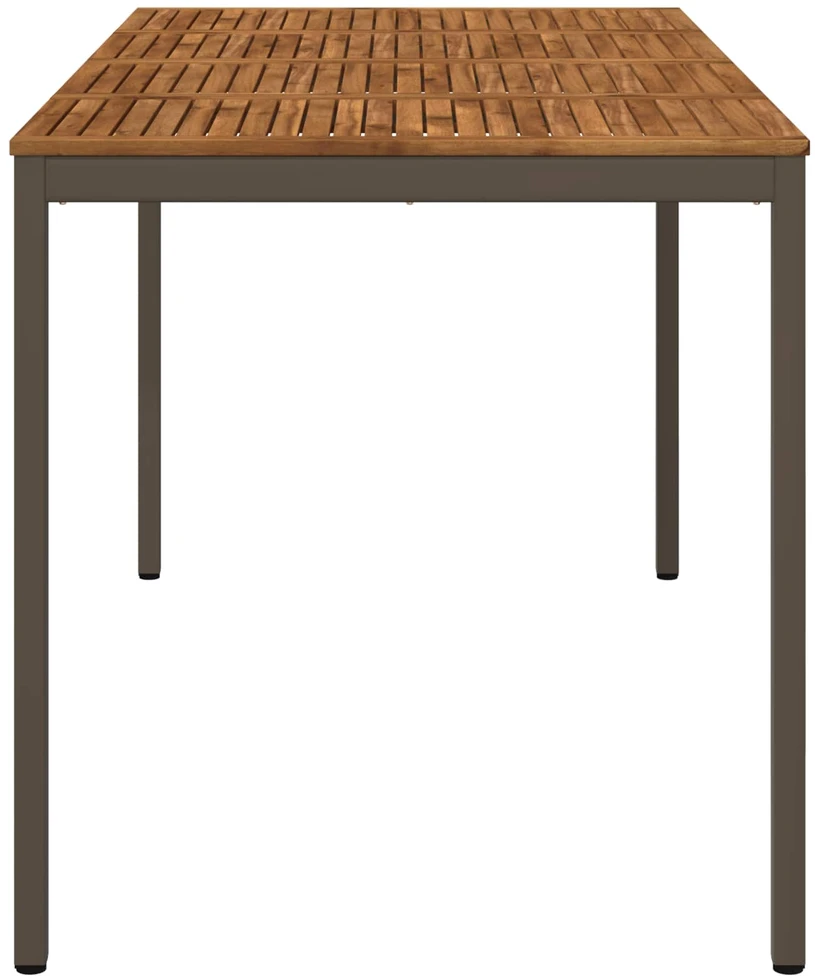Sodo Baro Stalas Natūralus ir kava 196 x 100,5 x 105 cm