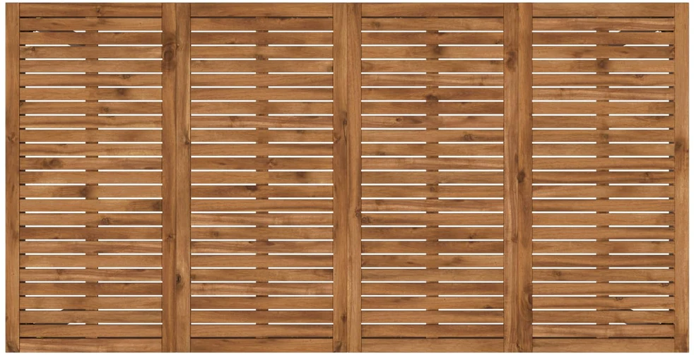 Sodo Baro Stalas Natūralus ir kava 196 x 100,5 x 105 cm