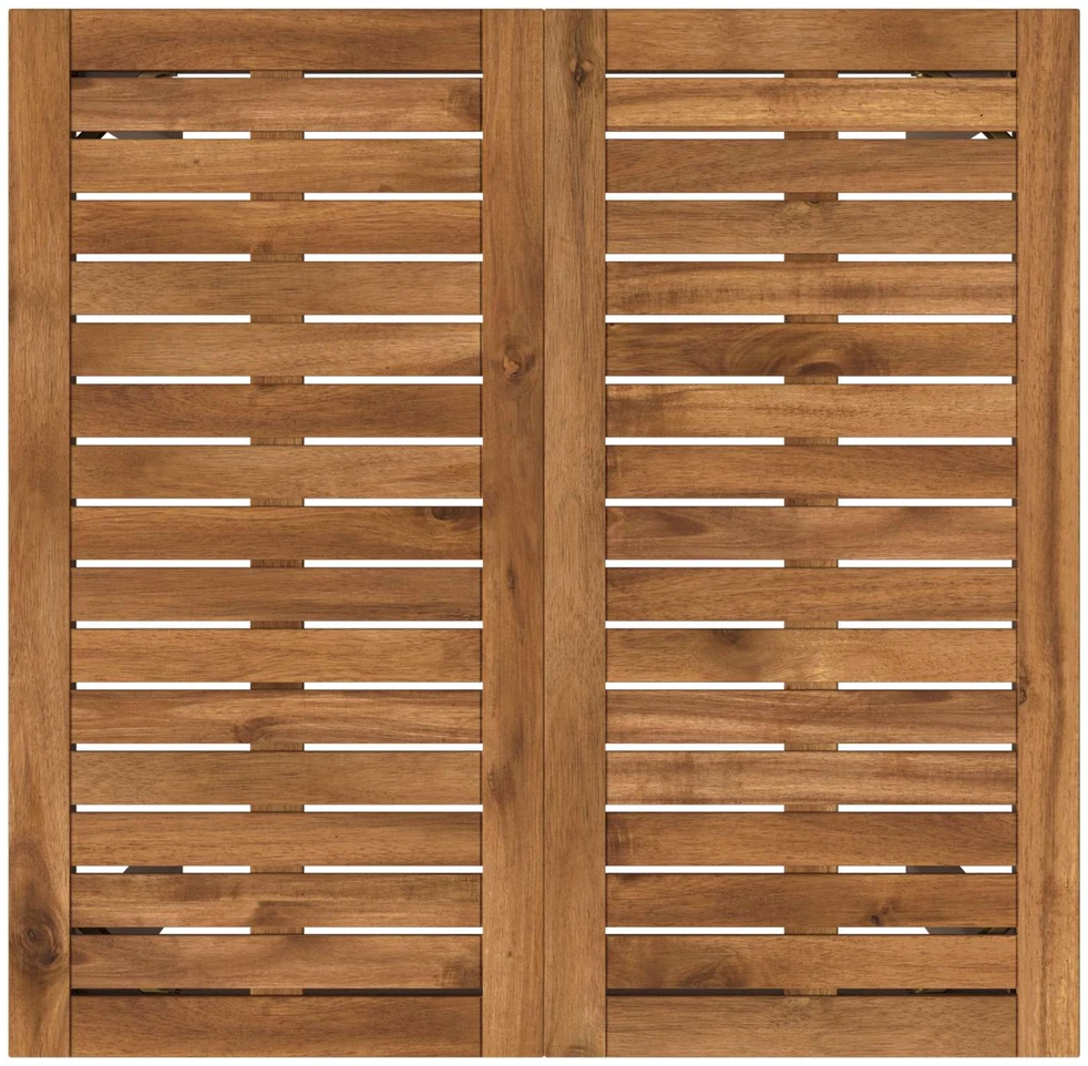 Sodo Baro Stalas NAARDEN Natūralus ir kava 70 x 68,5 x 105 cm