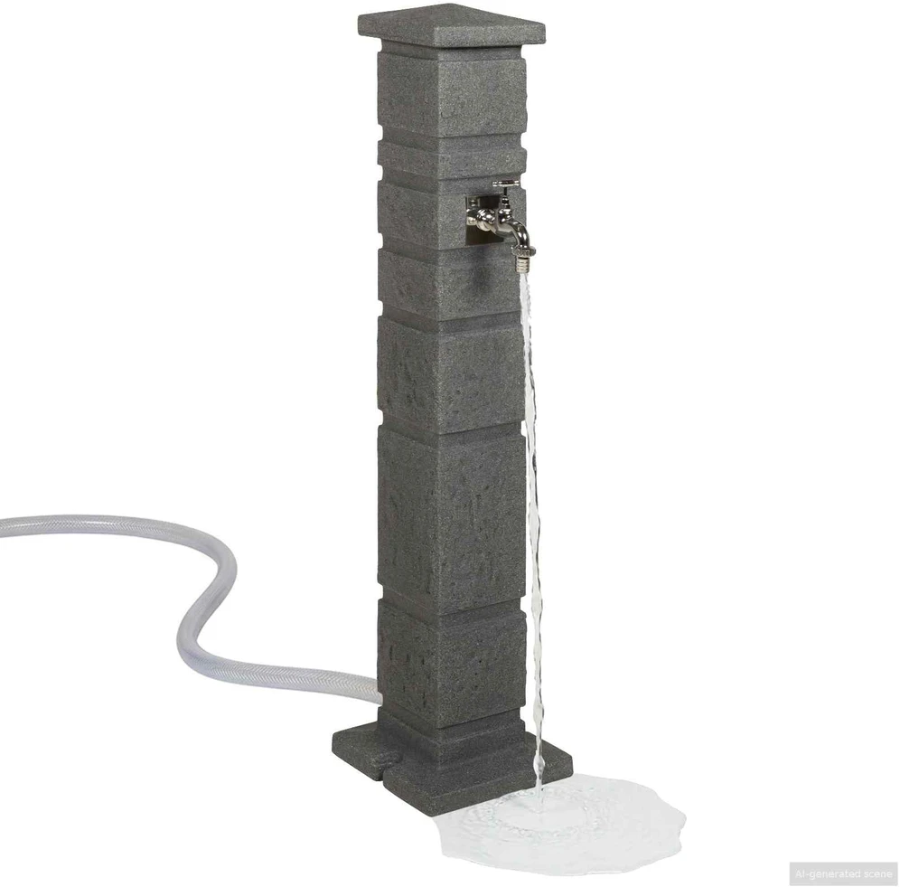 Sodo cisterna Antracito 26 x 26 x 101 cm PE