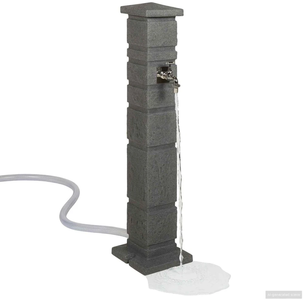 Sodo cisterna Antracito 26 x 26 x 101 cm PE