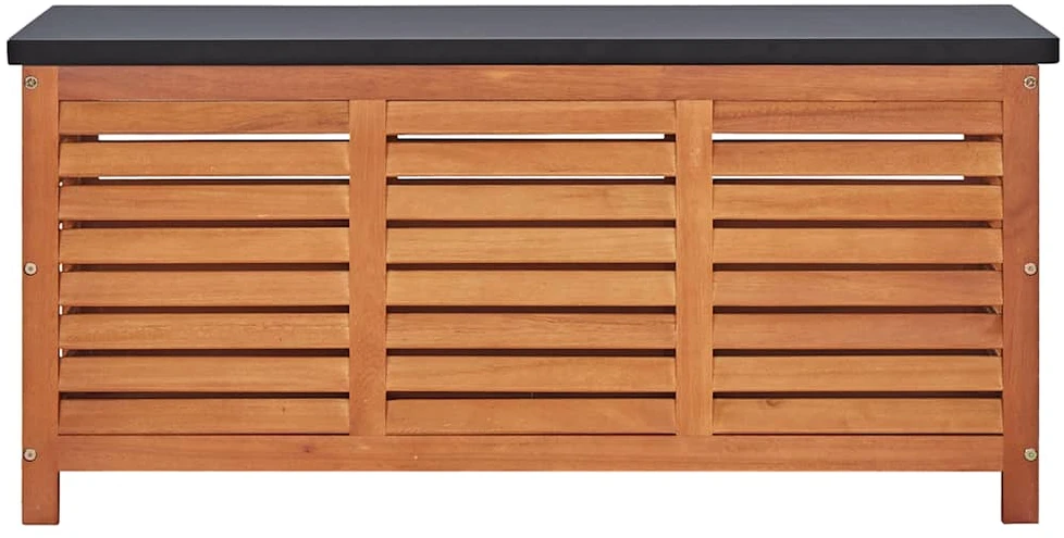 Sodo daiktadėžė, 117x50x55cm, eukalipto medienos masyvas