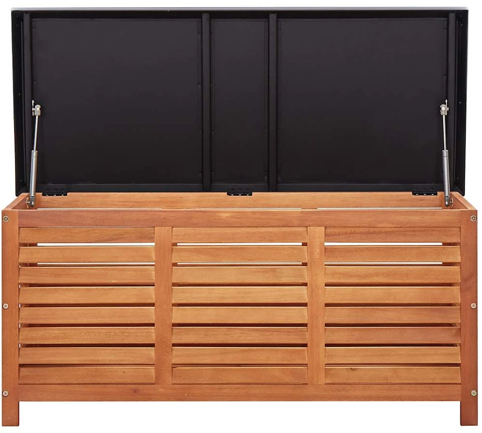 Sodo daiktadėžė, 117x50x55cm, eukalipto medienos masyvas