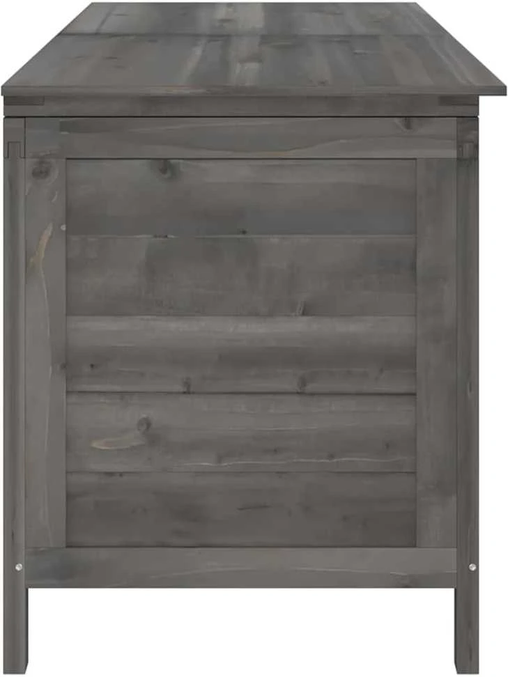 Sodo daiktadėžė, antracito, 150x50x56,5cm, eglės masyvas
