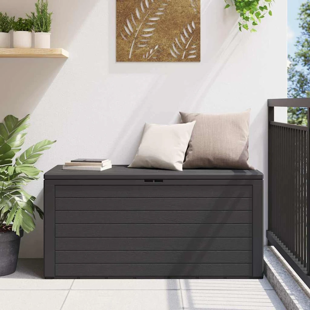Sodo daiktadėžė, antracito spalvos, 116x44x55cm