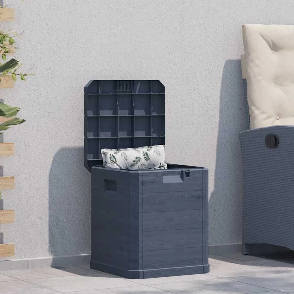 Woody Sodo daiktadėžė, antracito spalvos, 90 L