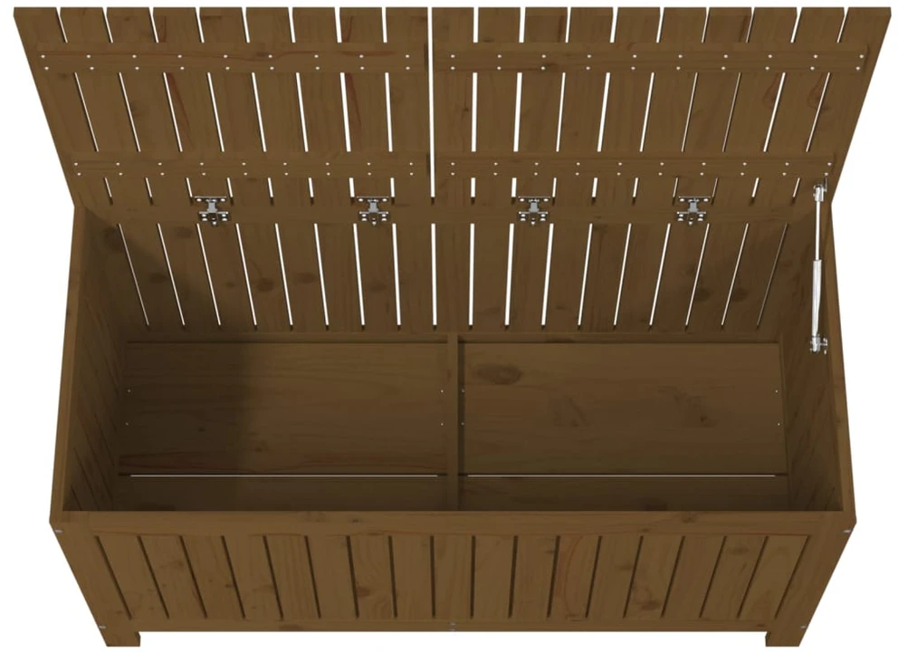 Sodo daiktadėžė, medaus ruda, 121x55x64cm, pušies masyvas