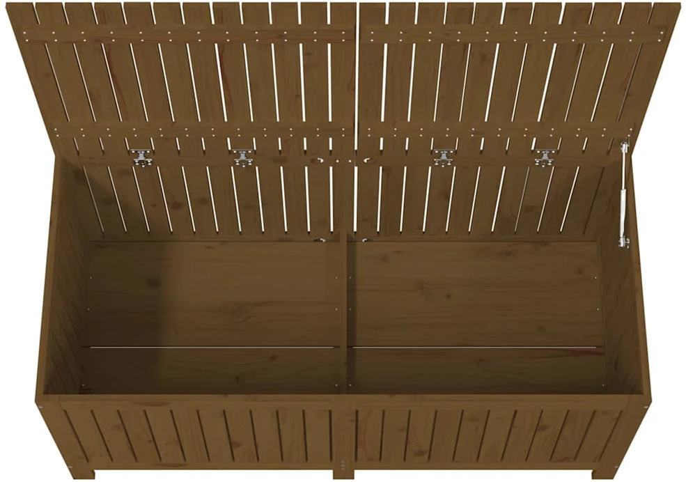 Sodo daiktadėžė, medaus ruda, 147x68x64cm, pušies masyvas