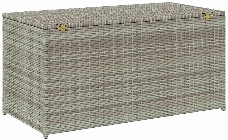 Sodo daiktadėžė, pilkos spalvos, 100x50x50cm, poliratanas