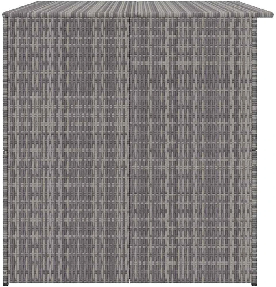 Sodo daiktadėžė, pilkos spalvos, 150x100x100cm, poliratanas