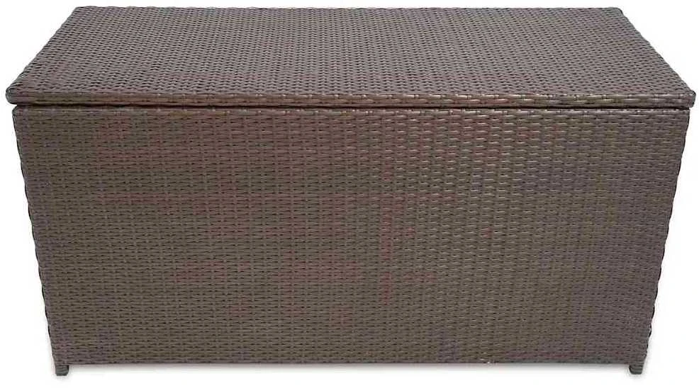 Sodo daiktadėžė, ruda, 120x50x60cm, poliratanas