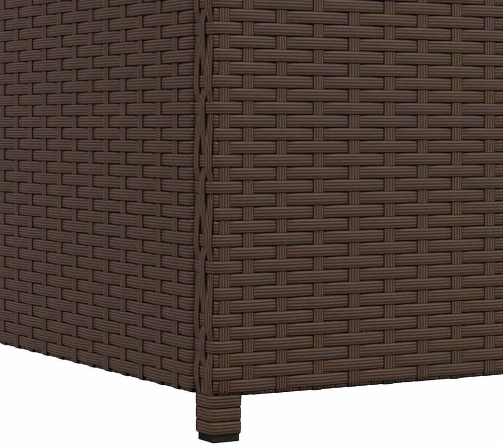 Sodo daiktadėžė, ruda, 120x50x60cm, poliratanas