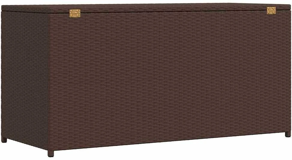 Sodo daiktadėžė, ruda, 120x50x60cm, poliratanas