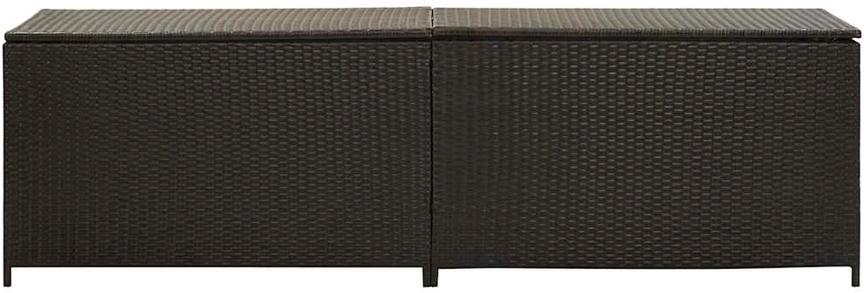 Sodo daiktadėžė, rudos spalvos, 200x50x60cm, poliratanas
