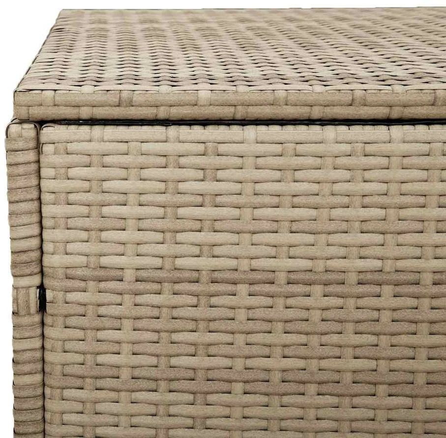 Sodo daiktadėžė, smėlio spalvos, 110x50x58cm, polirotangas