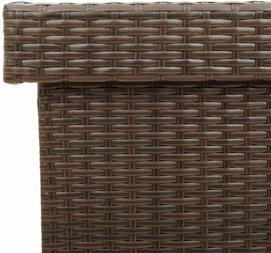 Sodo daiktadėžė su ratukais, rudos spalvos, 160x55x75cm