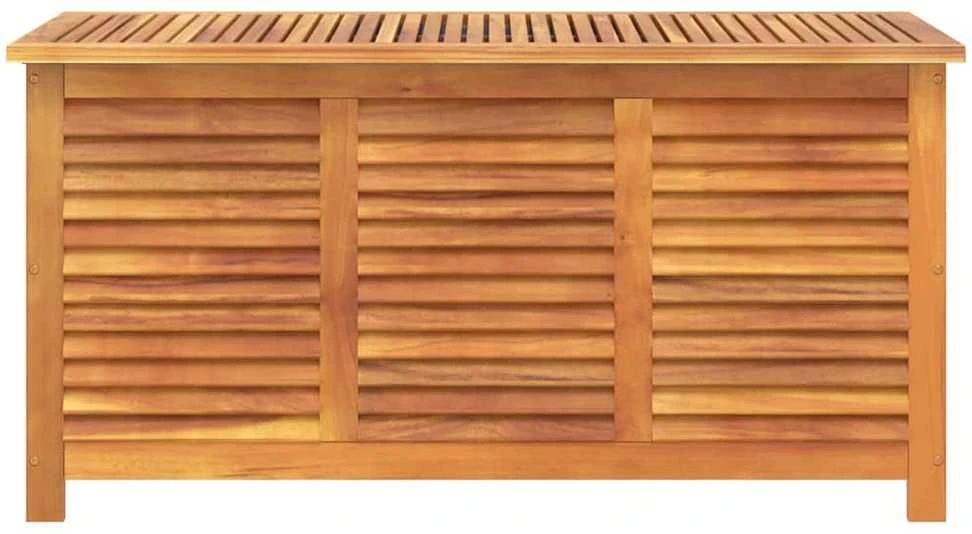 Sodo daiktadėžė su žaliuzėmis, 113x50x56cm, akacijos masyvas