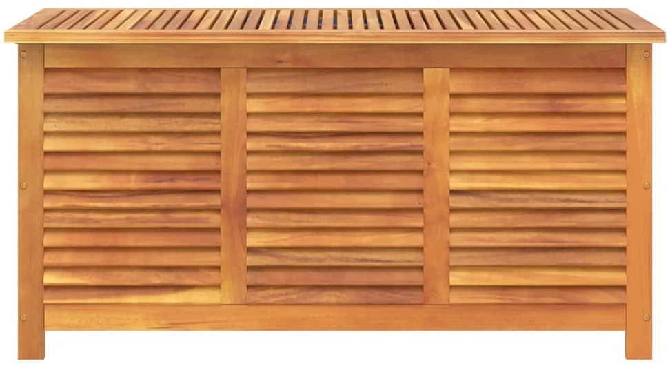 Sodo daiktadėžė su žaliuzėmis, 113x50x56cm, akacijos masyvas