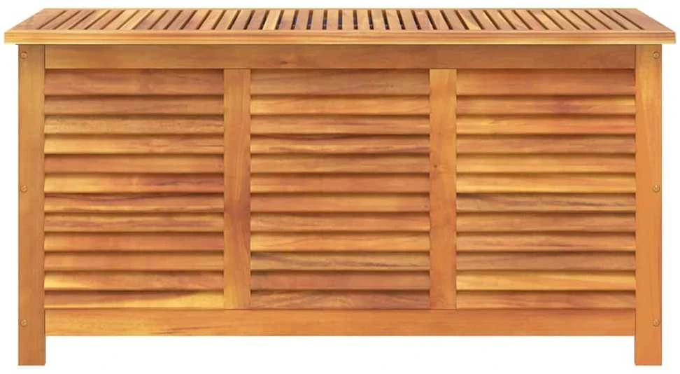 Sodo daiktadėžė su žaliuzėmis, 113x50x56cm, akacijos masyvas