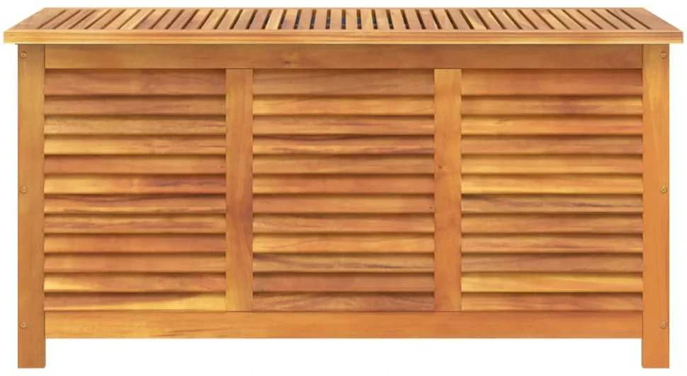 Sodo daiktadėžė su žaliuzėmis, 113x50x56cm, akacijos masyvas