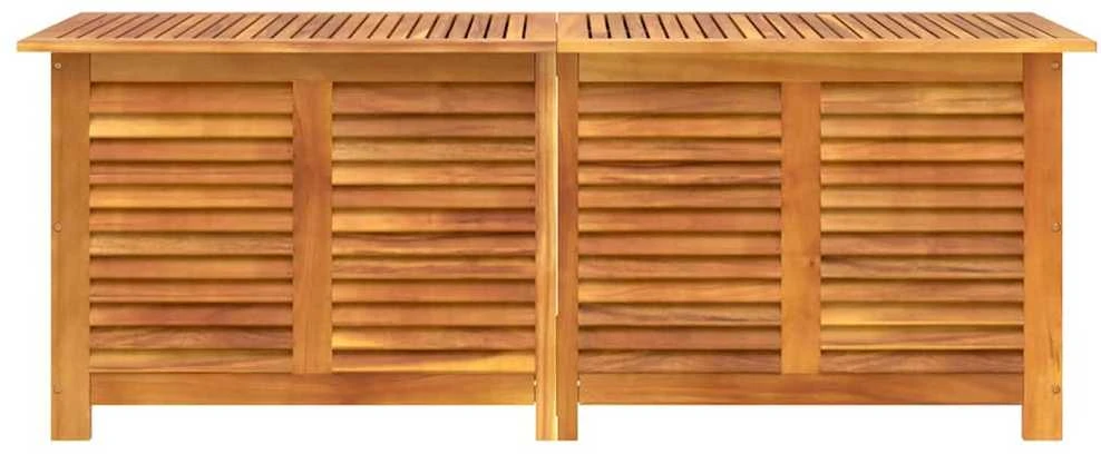 Sodo daiktadėžė su žaliuzėmis, 150x50x56cm, akacijos masyvas