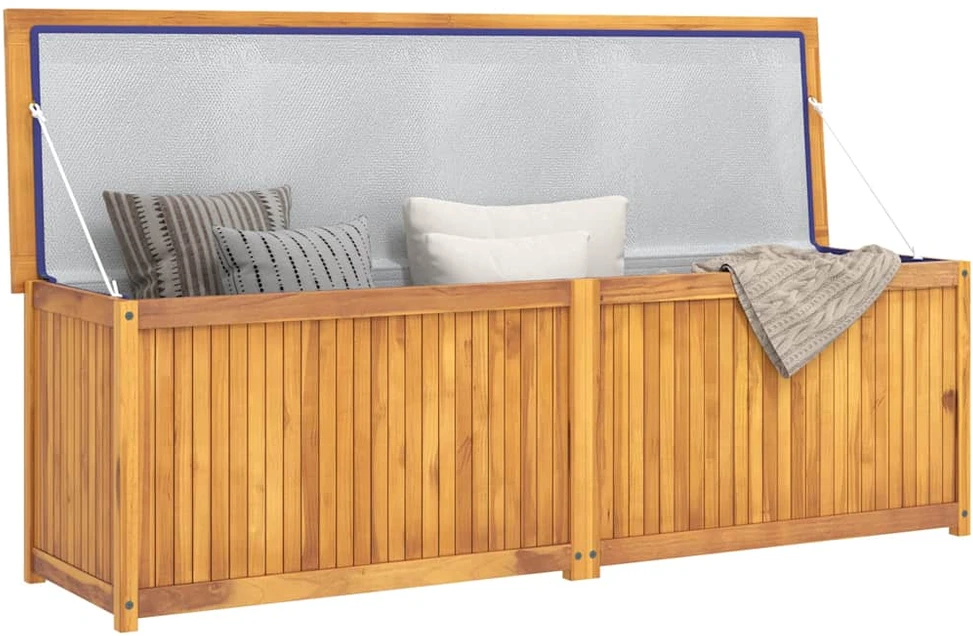 Sodo dėžė, 175x50x55cm, tikmedžio medienos masyvas