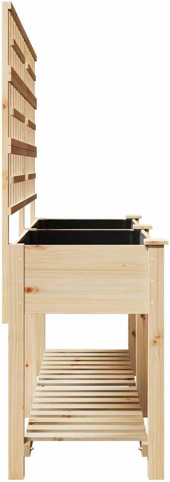 Sodo vazonas Smėlio 203,5 x 54 x 152,5 cm