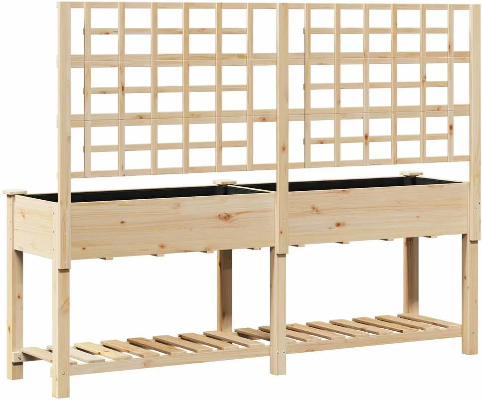 Sodo vazonas Smėlio 203,5 x 54 x 152,5 cm