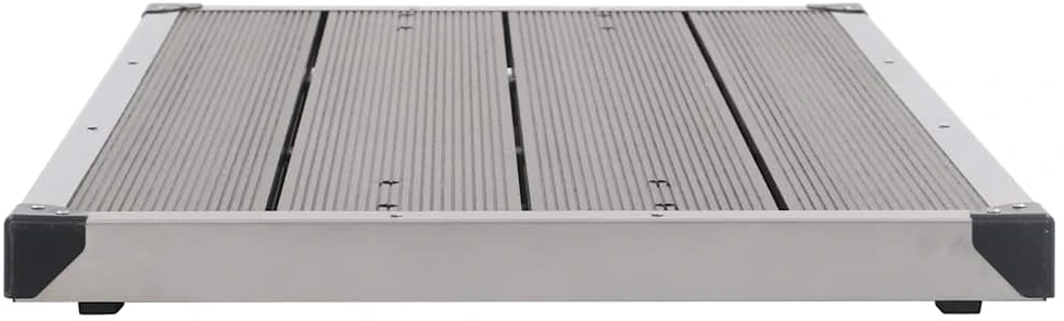 Sodo dušas su pilku pagrindu, 220cm, aliuminis (315943+48205)