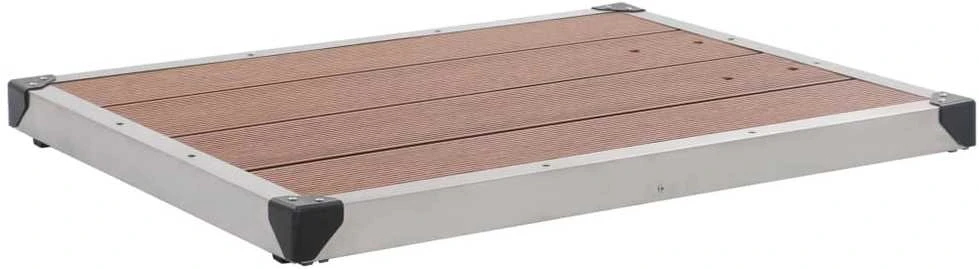 Sodo dušas su rudu pagrindu, 230cm, nerūdijantis plienas