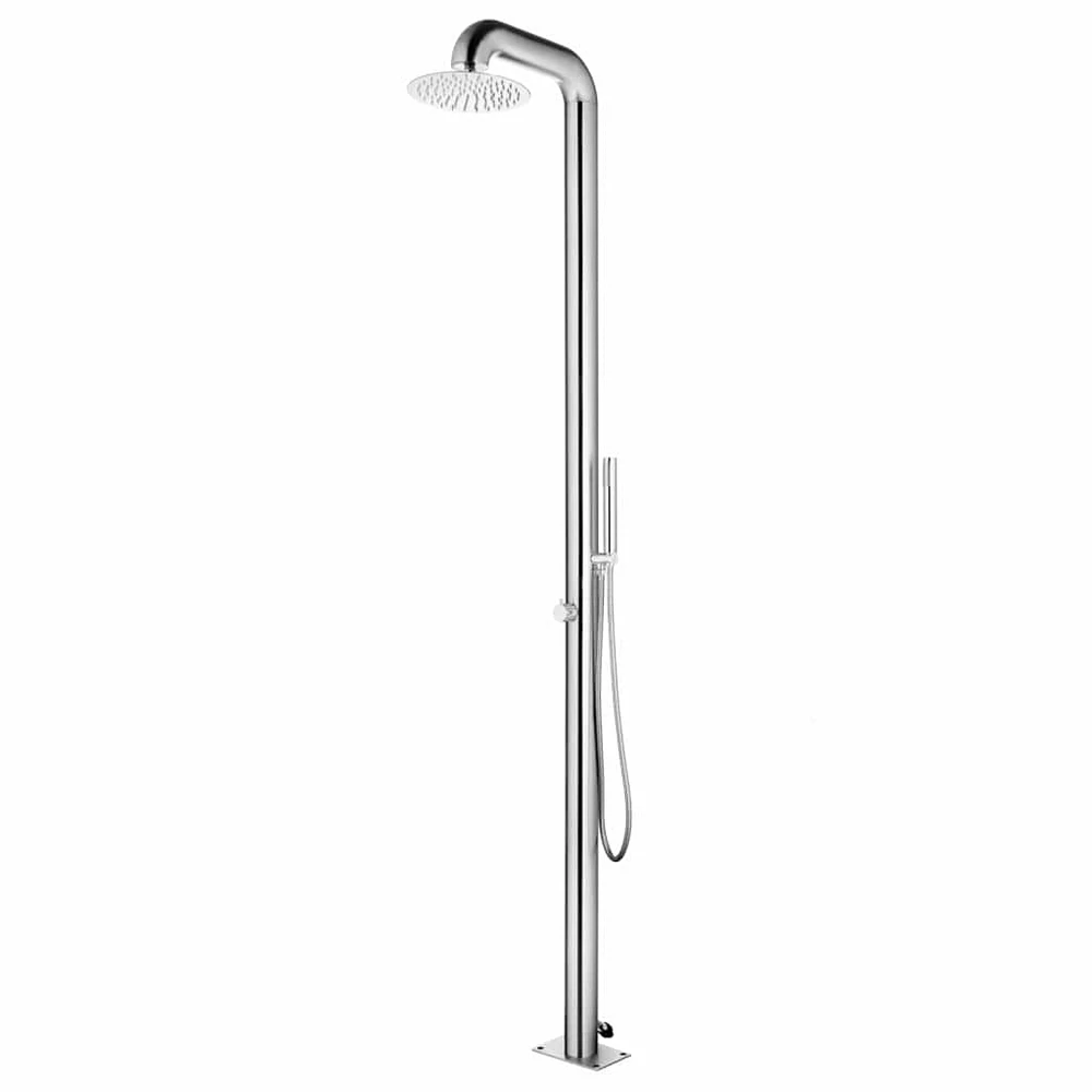 Sodo dušas su rudu pagrindu, 230cm, nerūdijantis plienas