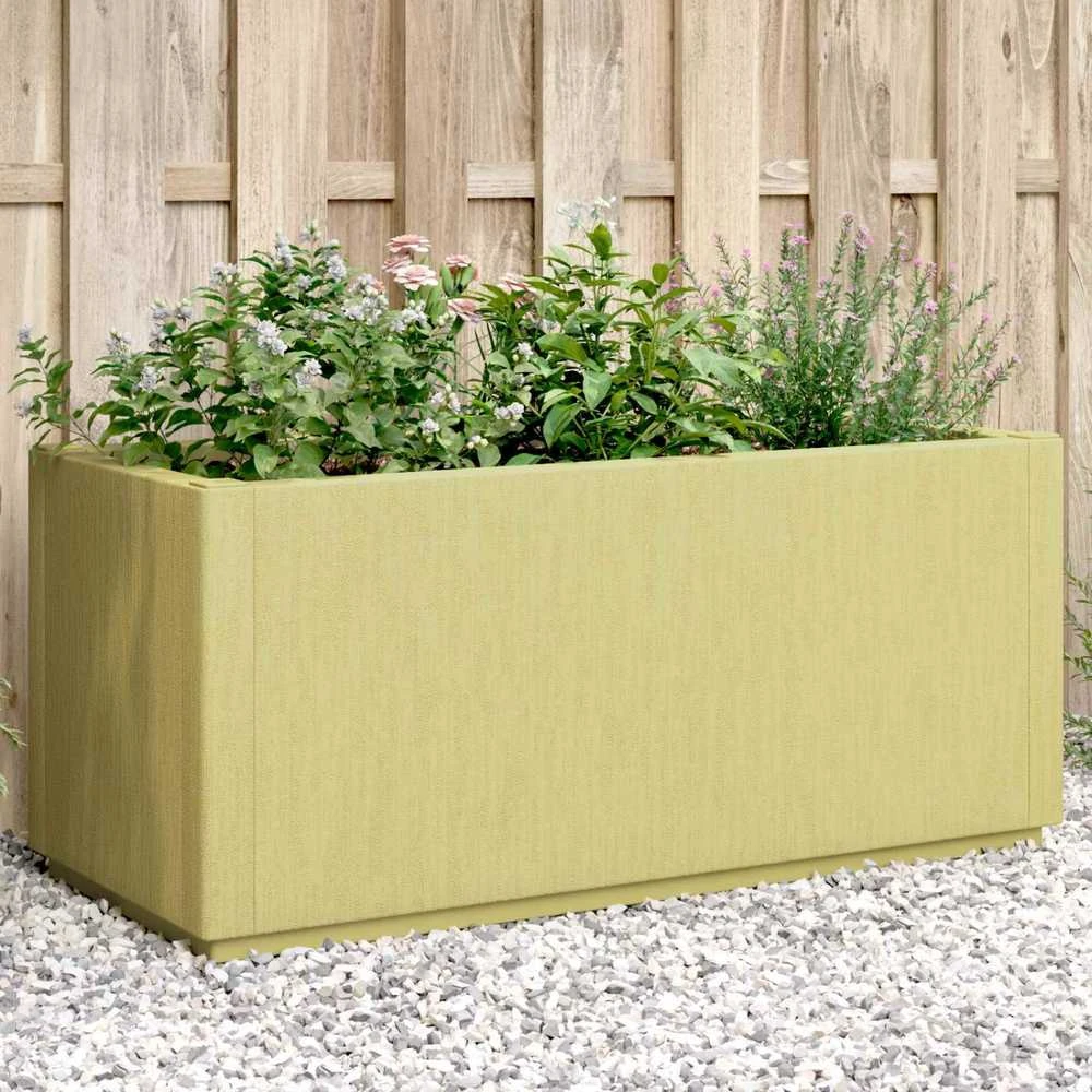 Sodo gėlių dėžutė Žalia 80 x 36 x 35 cm PP