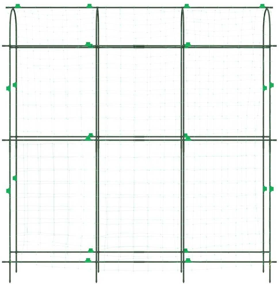Sodo grotelės vijokliniams augalams, 181x31x182,5cm, plienas