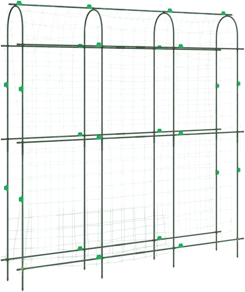 Sodo grotelės vijokliniams augalams, 181x31x182,5cm, plienas